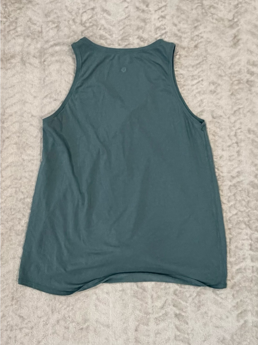 Lululemon It's A Tie Tank Top Teal Green‎ V-Neck Sleeveless Yoga Athleisure Med - Picture 7 of 7
